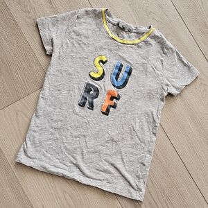 Bonpoint 'SURF' Graphic Casual Short Sleeve Tee Size 4